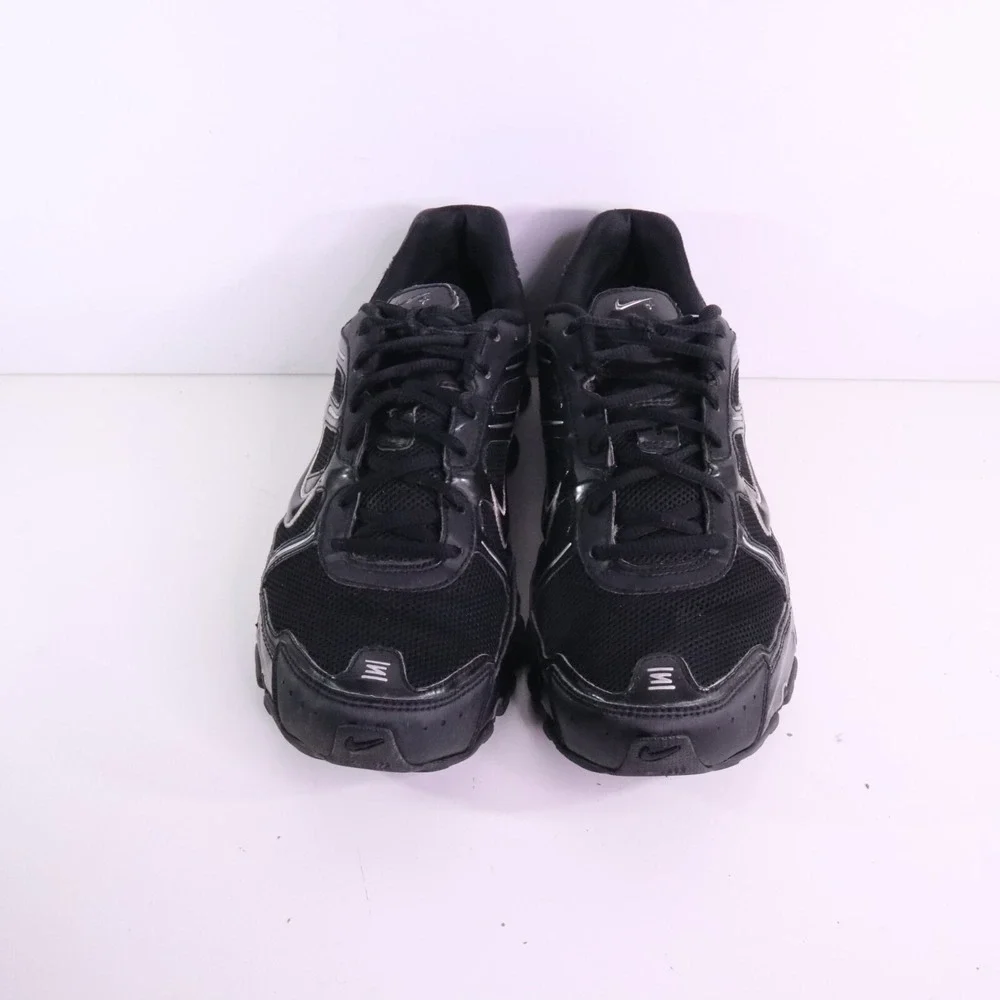 Nike Shox Turbo Black/Metallic Silver 331151-001 Mens Running Shoe Size 10